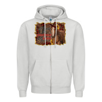 Dove Grey all i want for christmas is a horse Zipper Hoodie - RanaPortraitStore