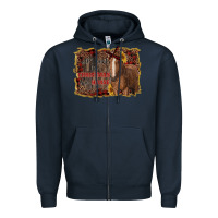 Navy all i want for christmas is a horse Zipper Hoodie - RanaPortraitStore