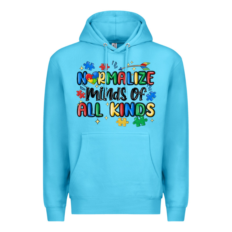 Normalize Minds Of All Kinds Premium Hoodie by MaliasSmallBusiness | Teevron