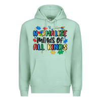 Seafoam normalize minds of all kinds Premium Hoodie - MaliasSmallBusiness