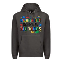 Smoke normalize minds of all kinds Premium Hoodie - MaliasSmallBusiness