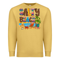 Antique Gold salty beach Premium Sweatshirt - AdoDesignShop