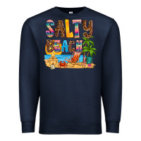Navy salty beach Premium Sweatshirt - AdoDesignShop