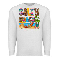 Oatmeal Heather salty beach Premium Sweatshirt - AdoDesignShop