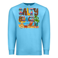 Ocean Blue salty beach Premium Sweatshirt - AdoDesignShop