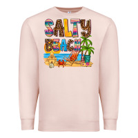 Pale Pink salty beach Premium Sweatshirt - AdoDesignShop