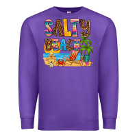 Purple salty beach Premium Sweatshirt - AdoDesignShop