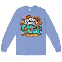 Colony Blue chef Long Sleeve Tee - texasbilliewilder