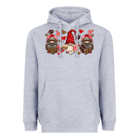 Heather Grey american football gnome Heavyweight Hoodie - HRA Design Shop
