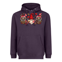 Plum american football gnome Heavyweight Hoodie - HRA Design Shop