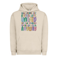 Pigment French Oak some things are better left unsaid but i'm probabl Urban Hoodie - MaliasSmallBusiness