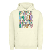 Pigment Pistachio some things are better left unsaid but i'm probabl Urban Hoodie - MaliasSmallBusiness