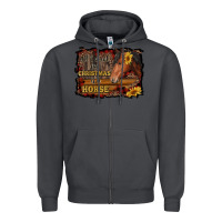 Smoke all i want for christmas is a horse brown horse Zipper Hoodie - RanaPortraitStore