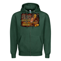 Sports Green all i want for christmas is a horse brown horse Zipper Hoodie - RanaPortraitStore