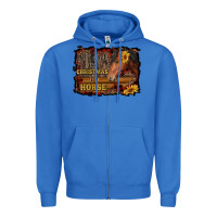 True Royal all i want for christmas is a horse brown horse Zipper Hoodie - RanaPortraitStore