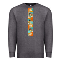 Charcoal Heather pumpkin caffee Premium Sweatshirt - BundleAndBundleShop