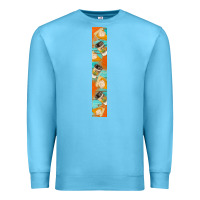 Ocean Blue pumpkin caffee Premium Sweatshirt - BundleAndBundleShop