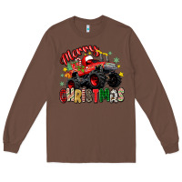 Chestnut merry christmas truck Long Sleeve Tee - Zillion Design Studio