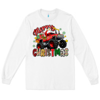 White merry christmas truck Long Sleeve Tee - Zillion Design Studio