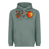 Sage peace love basketball Heavyweight Hoodie - CowhideDigitalArt