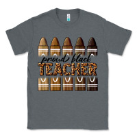 Charcoal Heather proud black teacher Classic Tee - texasbilliewilder