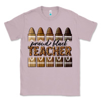 Lilac proud black teacher Classic Tee - texasbilliewilder