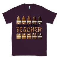 Plum proud black teacher Classic Tee - texasbilliewilder