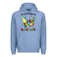 Colony Blue it's ok to be different Premium Hoodie - MaliasSmallBusiness