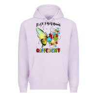Lilac it's ok to be different Premium Hoodie - MaliasSmallBusiness