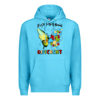 Ocean Blue it's ok to be different Premium Hoodie - MaliasSmallBusiness