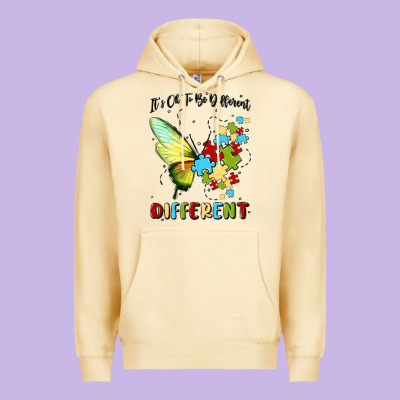 It's Ok To Be Different Premium Hoodie Designed By Maliassmallbusiness