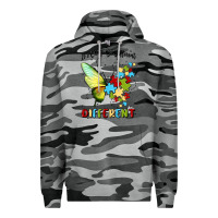 Slate Camo it's ok to be different Premium Hoodie - MaliasSmallBusiness
