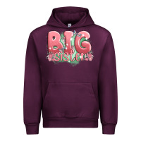 Mauve Wine big sister Urban Hoodie - MaliasSmallBusiness