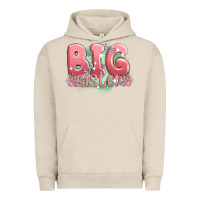 Pigment French Oak big sister Urban Hoodie - MaliasSmallBusiness