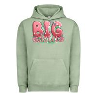 Pigment Oil Green big sister Urban Hoodie - MaliasSmallBusiness