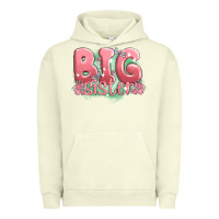 Pigment Pistachio big sister Urban Hoodie - MaliasSmallBusiness