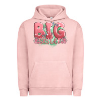 Pigment Salmon big sister Urban Hoodie - MaliasSmallBusiness
