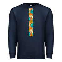 Navy fall pumpkin Premium Sweatshirt - BundleAndBundleShop