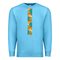Ocean Blue fall pumpkin Premium Sweatshirt - BundleAndBundleShop
