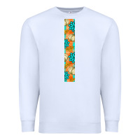 White fall pumpkin Premium Sweatshirt - BundleAndBundleShop