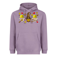 Lavender softball gnome Heavyweight Hoodie - HRA Design Shop