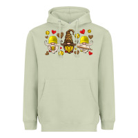 Matcha softball gnome Heavyweight Hoodie - HRA Design Shop