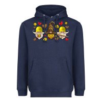 Navy softball gnome Heavyweight Hoodie - HRA Design Shop