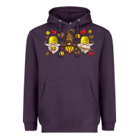 Plum softball gnome Heavyweight Hoodie - HRA Design Shop