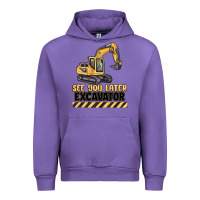 Tulip see you later excavator Urban Hoodie - MaliasSmallBusiness