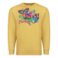Antique Gold beach please Premium Sweatshirt - AdoDesignShop