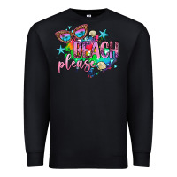 Black beach please Premium Sweatshirt - AdoDesignShop