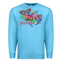 Ocean Blue beach please Premium Sweatshirt - AdoDesignShop