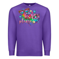 Purple beach please Premium Sweatshirt - AdoDesignShop
