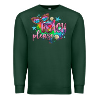 Sports Green beach please Premium Sweatshirt - AdoDesignShop